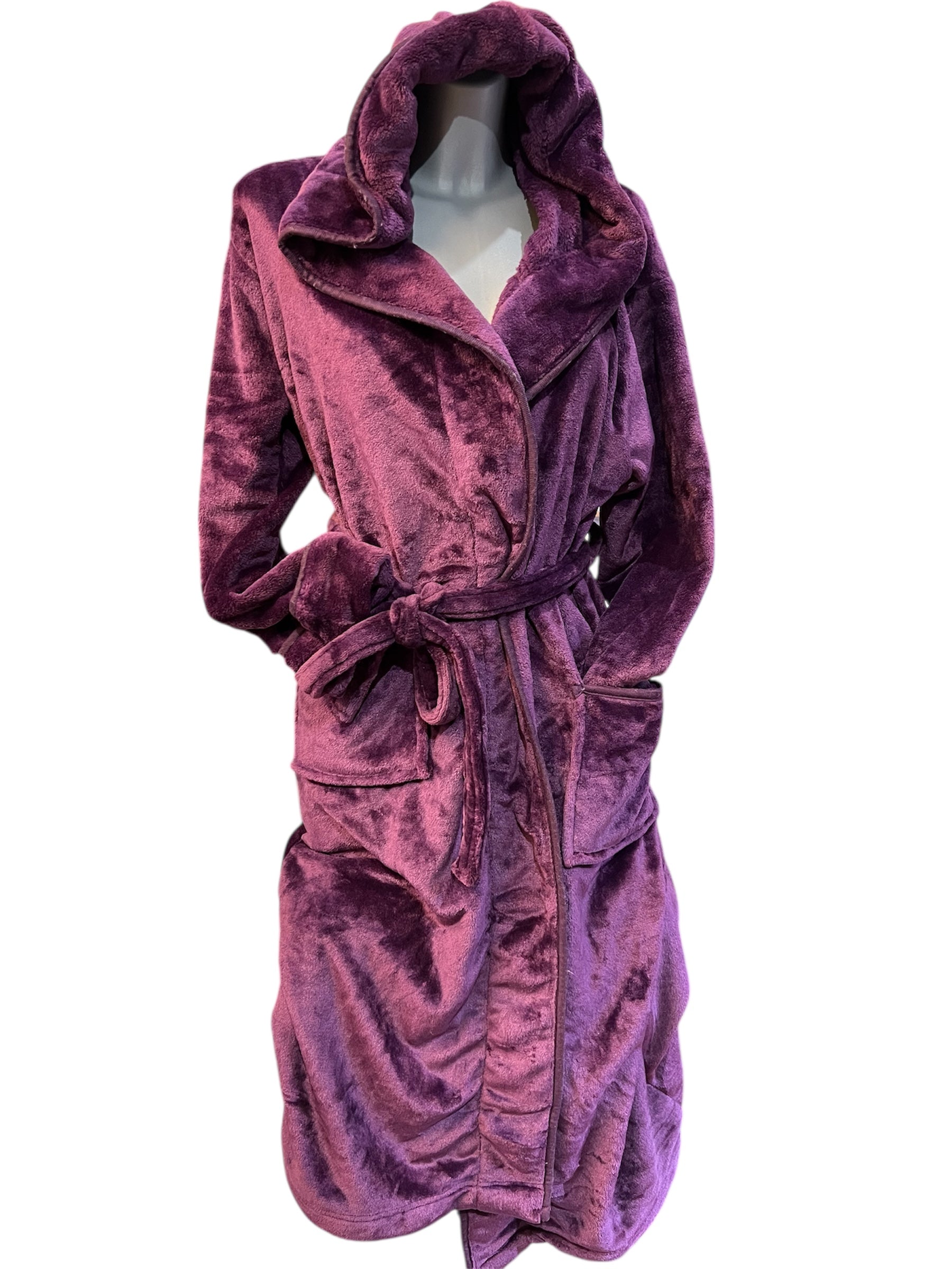 Peignoir à capuche ultra doux