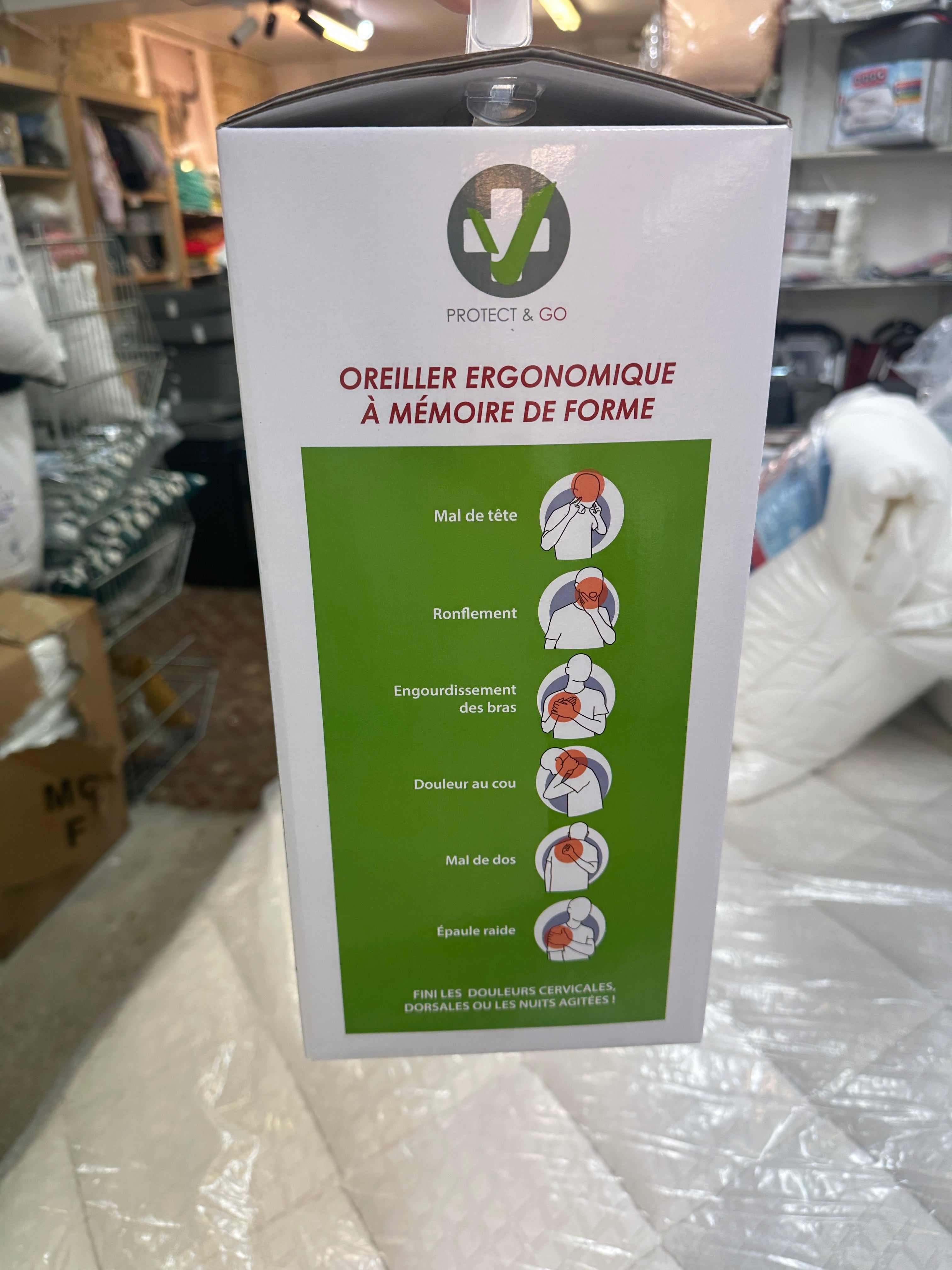 Oreiller Ergonomique à Mémoire de Forme