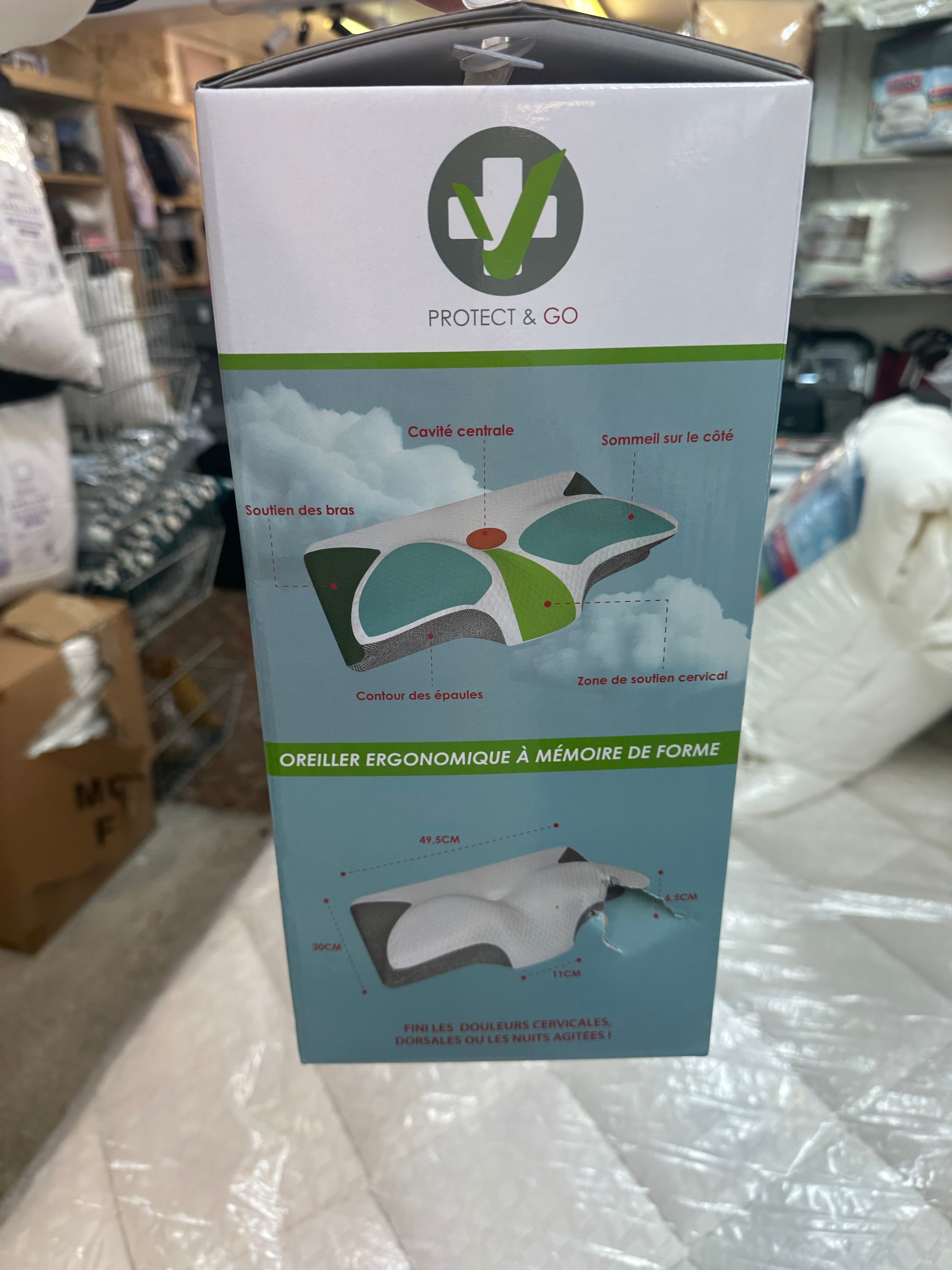 Oreiller Ergonomique à Mémoire de Forme