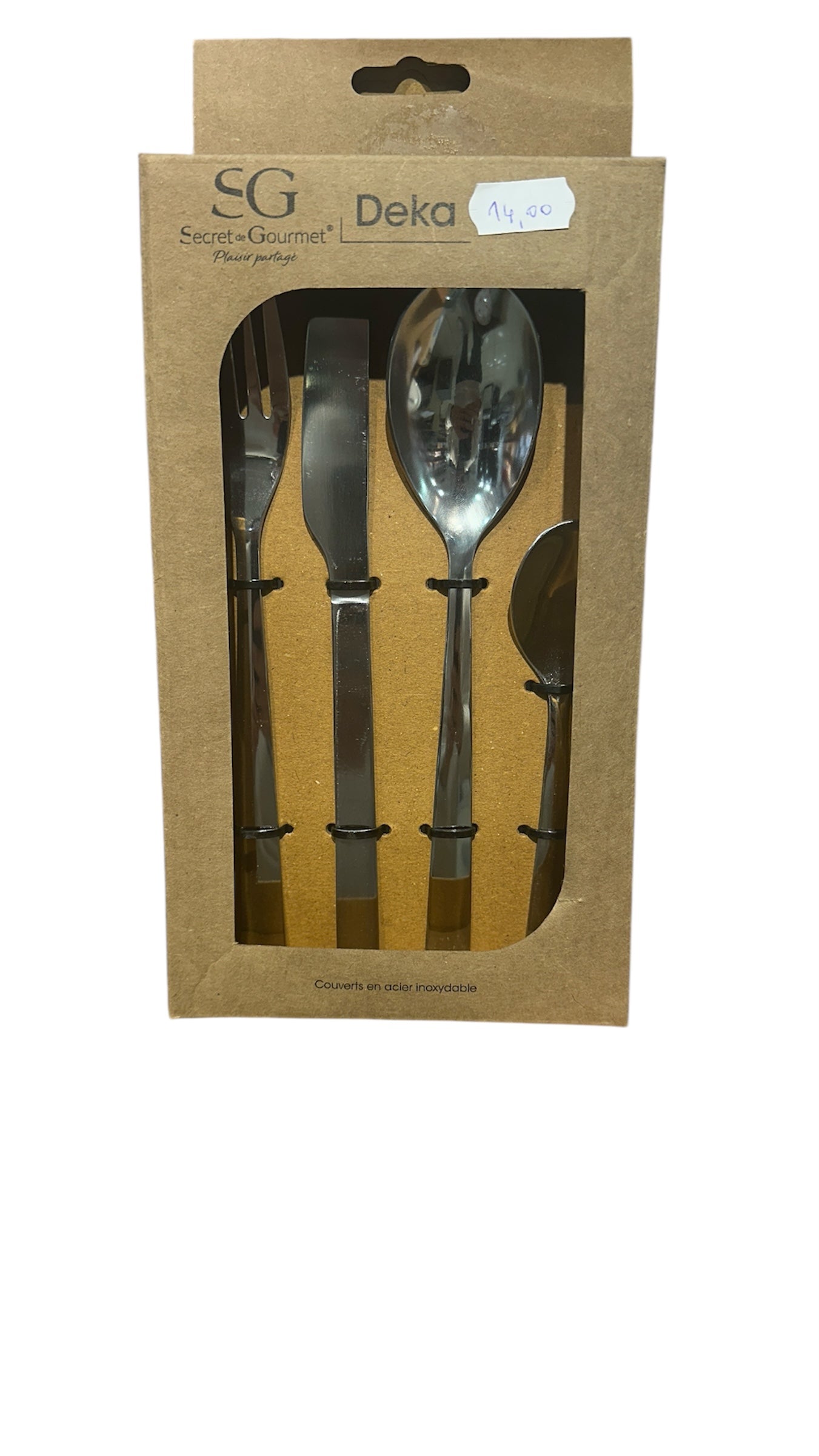 Couverts en acier inoxydable 24 pièce